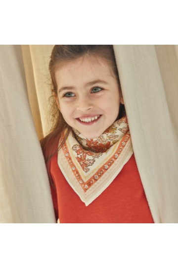 Small Indian Scarf - Arya Ecru
