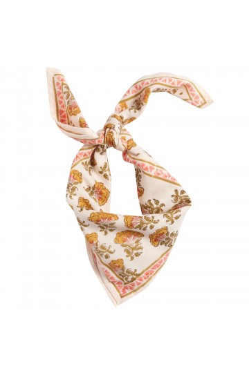 Small Indian Scarf - Namaste Ecru
