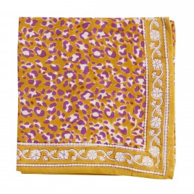Indian Scarf - Leopard Absynthe