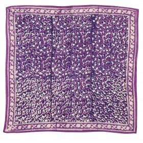 Indian Scarf Kid - Leopard Purple