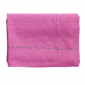 Table cloth Meadow - Linen & Cotton Pink