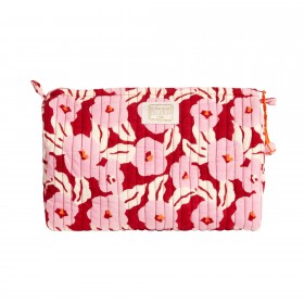 Toilet Pouch - Chunni Burgundy