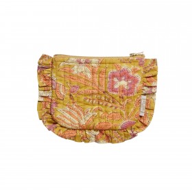 Small ruffled pouch - Nerhu Kiwi