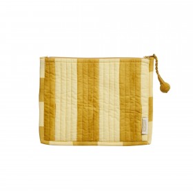 Petite pochette - Rayures Kiwi