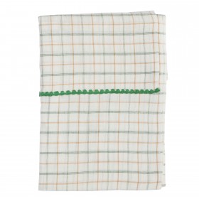 Curtain Hana - Checks Ecru/Green