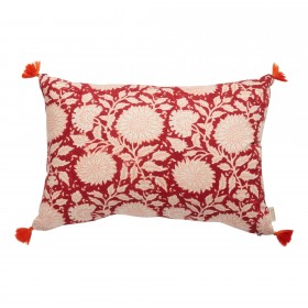 Housse de coussin - Maya Bordeaux