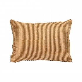 Housse de coussin - Rayures Caramel