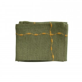 Lot de 2 serviettes de table Meadow - Lin & Coton Sauge
