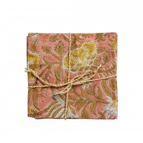 Set of 2 Napkins - Nerhu Pink