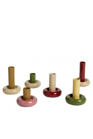Candle holder Donut S - Bois de Rose