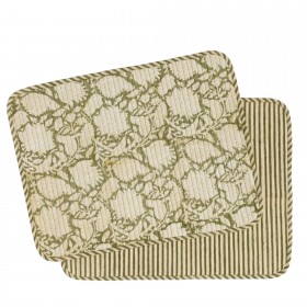 Lot de 2 sets de table - Chandra Kaki