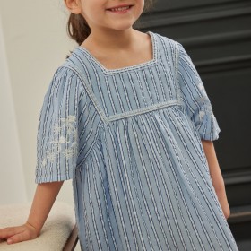 Robe Augustine - Bleu/Blanc