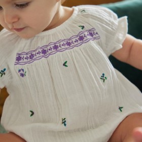 Barboteuse Gaby - Ecru