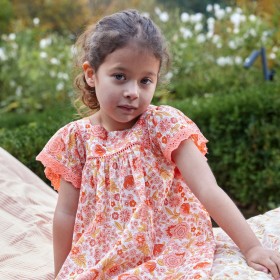 Dress Essie - Ecru/Pink