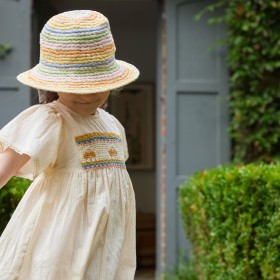 Robe Rosario - Ecru/Rose