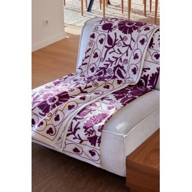 Suzani - Ecru/Purple