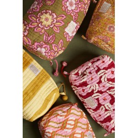 Toilet Pouch - Chunni Burgundy