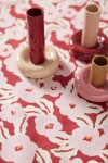 Candle holder Donut L - Burgundy