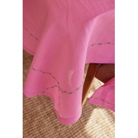 Table cloth Meadow - Linen & Cotton Pink