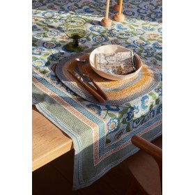 Tablecloth - Guapao Blue Green