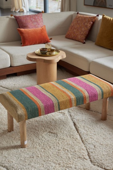 Bench- Rayure multico rose