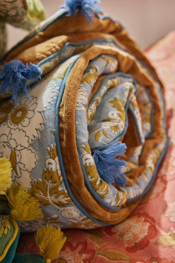 Sofa Cover - Vishnu Blue - Bonheur du Jour