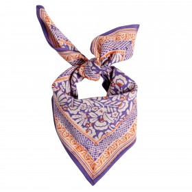 Foulard Indien Enfant - Iris Violine