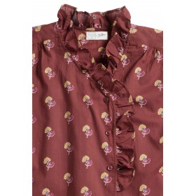 Blouse Yael - Nur Chololate - BIBA X BDJ
