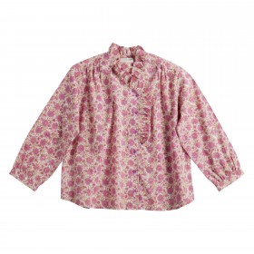 Blouse Yael - Dupatta Indian pink - BIBA X BDJ
