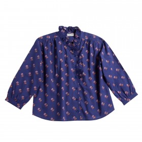 Blouse Yael - Nur Navy blue - BIBA X BDJ
