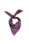 Small Indian Scarf - Bandana Purple