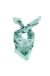 Small Indian Scarf - Bandana Aqua Green