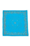 Petit Foulard Indien - Bandana Bleu Cobalt