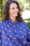Blouse Yael - Nur Navy blue - BIBA X BDJ