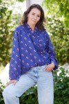 Blouse Yael - Nur Bleu marine - BIBA x BDJ