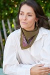 Small Indian Scarf - Bandana Kaki