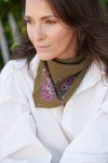 Small Indian Scarf - Bandana Kaki