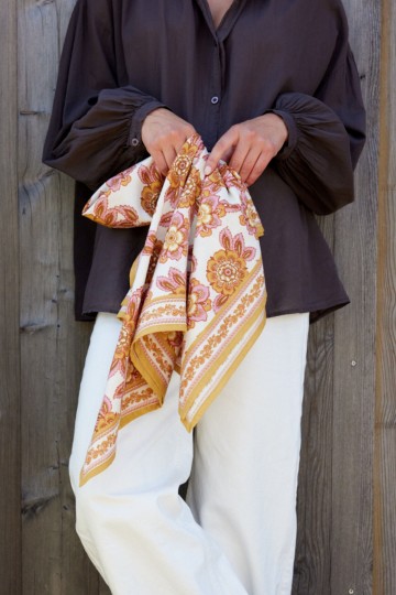Foulard Indien - Jakarta Rose