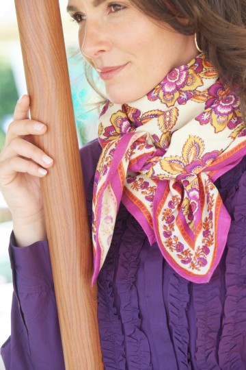 Foulard Indien - Jakarta Ecru - Bonheur du Jour