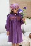Indian Scarf Meera Orchidée Kid