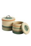 Basket Box L - Green/Orange