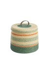 Panier Boite S - Vert/Orange - Bonheur du Jour