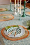 Place Mat Mada - Orange Bleu