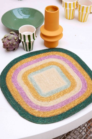 Bohemian stripe place mat