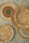 Set de table en jonc de mer Baya - Sauge/ Noisette