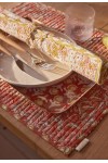Lot de 2 Sets de Table - Meera Terracotta