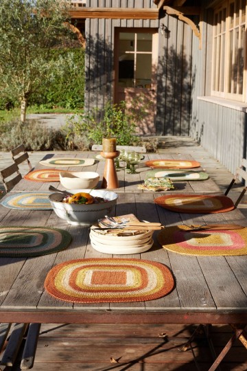 Set de table en jonc de mer- Multico Ecureuil Nude