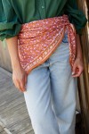 Foulard Indien - Léopard Cuivre