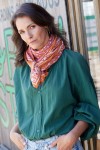 Indian Scarf - Leopard Cuivre