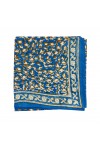 Indian Scarf - Leopard Klein Blue